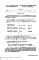 THÔNG BÁO CÁC KHOẢN THU ĐẦU NĂM HỌC 2025 - 2026