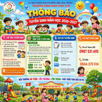 TUYỂN SINH NĂM HỌC 2026 - 2027